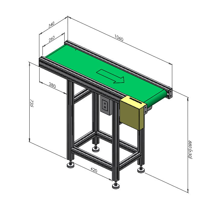 流水線輸送機小型